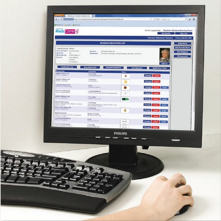 Med Com Task Org Medscomm connect from Webstercare medication managment