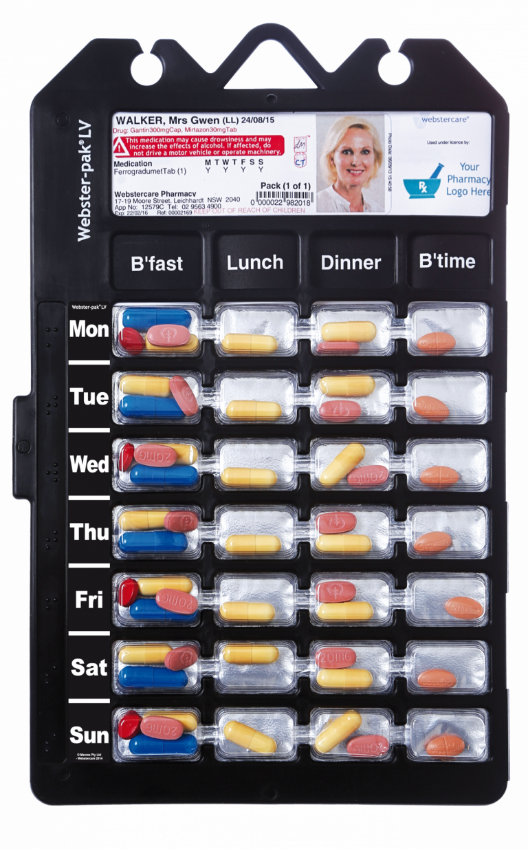 sterpak® Low Vision stercare Medication Management